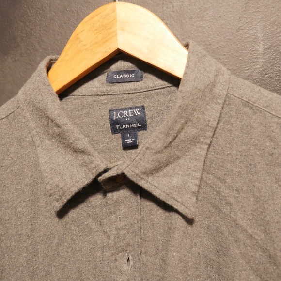 J Crew Classic Fit Flannel Size L - Picture 3 of 4